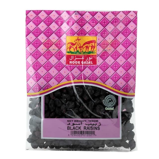 Gazal Black Raisins, 150g