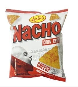 Leslies Nacho Corn Chips Spicy Cheese 100 g