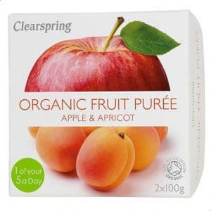 Clearspring Organic Fruit Puree With Apple & Apricot 200 g