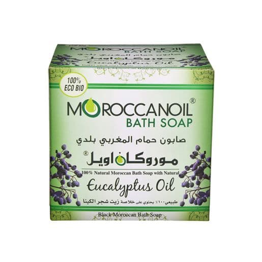 Moroccan Oil Black Moroccan Bath Soap with Eucalyptus Oil, 250ml