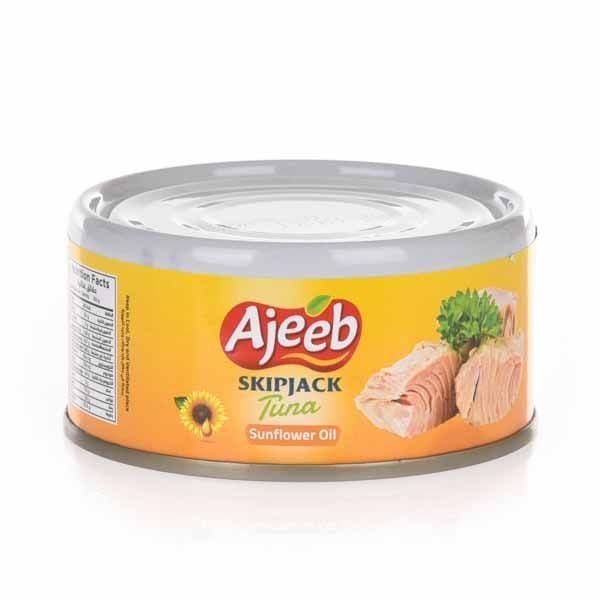 أجيب تونة سكيب جاك في زيت عباد الشمس, 170g