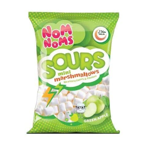 Nom Nom Mini Marshmallow Sour Apple, 22G