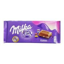 Milka Confetti Chocolate Bar, 100g