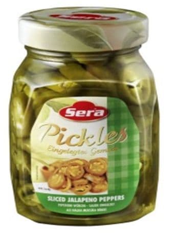 Sera Sliced Jalapeno Peppers 340 g