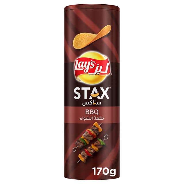 Lay's Stax BBQ Potato Chips, 170g