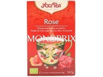 Yogi Organic Tea Rose 17s Sachets 30.6 g
