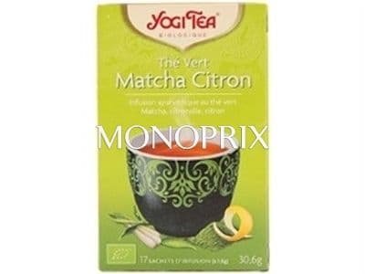 Yogi Organic Tea Green Tea Matcha Lemon 17s Sachets 30.6 g
