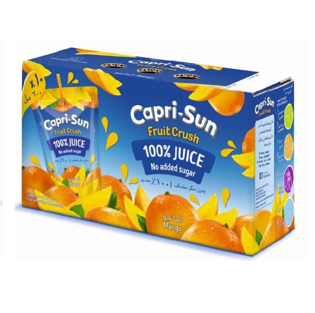 Capri-Sun 100% Mango Crush, 10x200ml
