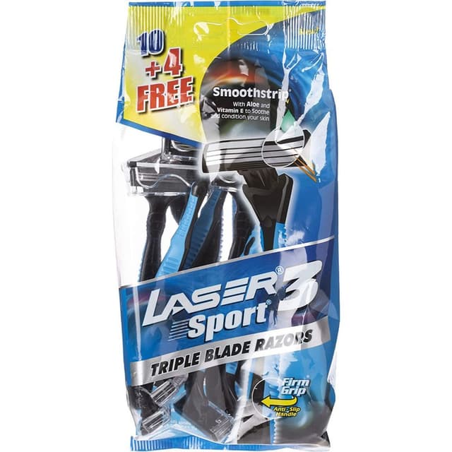 Laser Shaving Razor Sport 3 14 pcs