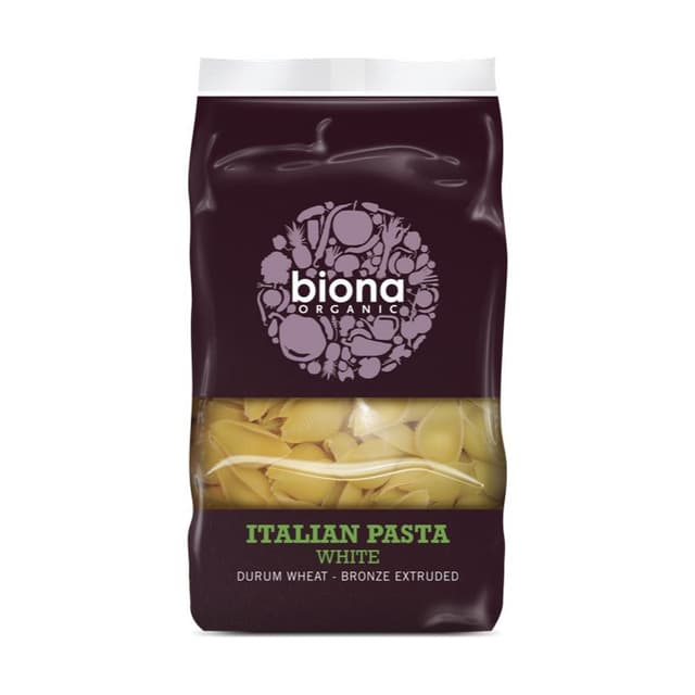 Biona Organic Lonchiglie Pasta Shell White 500 g