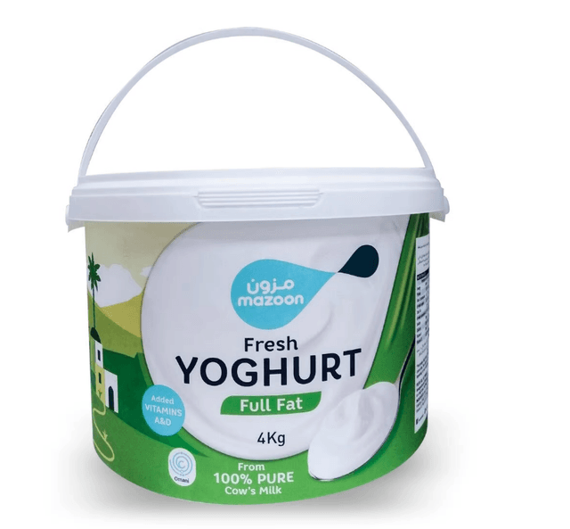 Mazoon Fresh Yoghurt Full Fat, 4kg