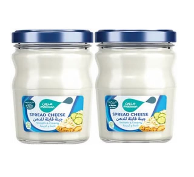 Mazoon Spread Creamy Cheese, 2x500g