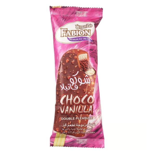 Fabion Ice Cream Stick Choco Vanila, 85ml