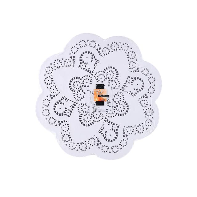 Fun Round Doily 12Inch White 250Pcs