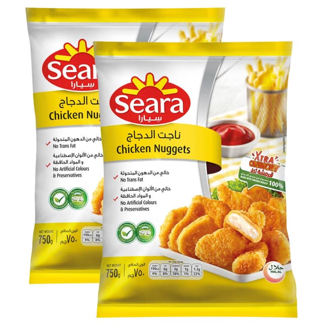 Seara Chicken Nuggets, 2x750g