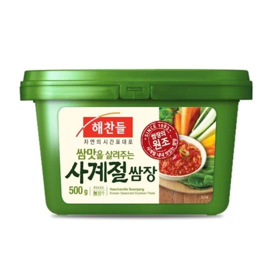 CJ Haechandle Seasoned Soybean Paste (Ssamjang), 500g