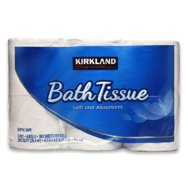 Kirkland Bath Tissues, 380 Sheets