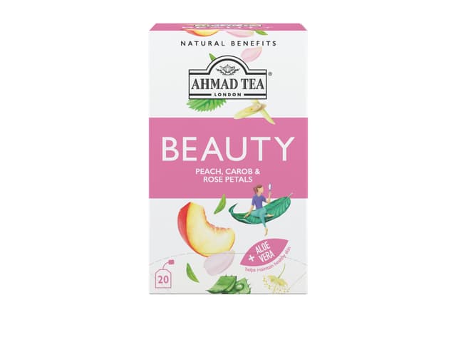 Ahmad Tea Beauty Peach Carob & Rose Petals