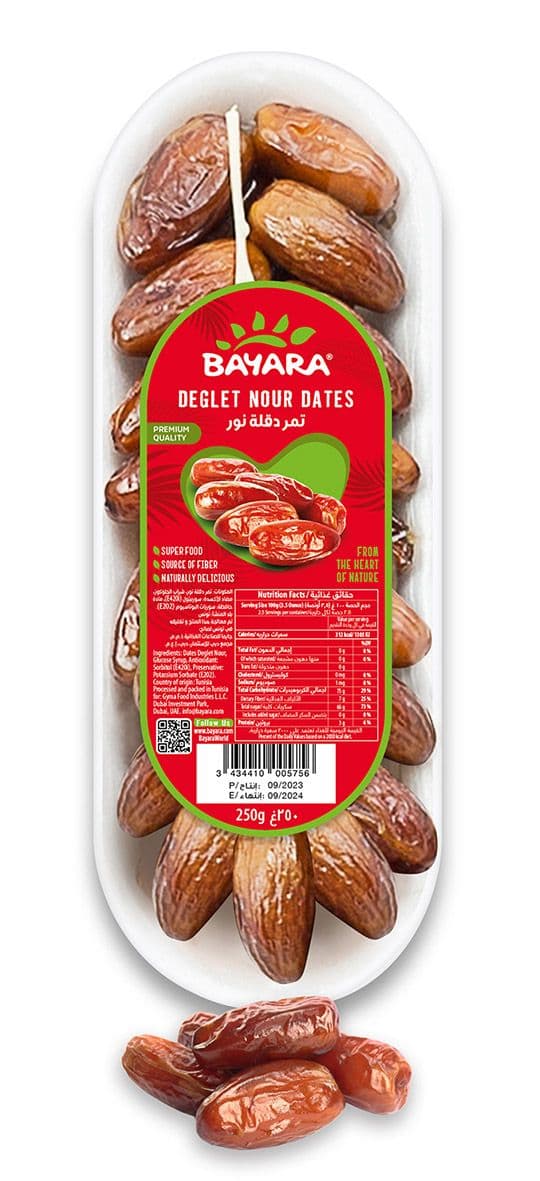 Bayara Dates Deglet Nour, 250g