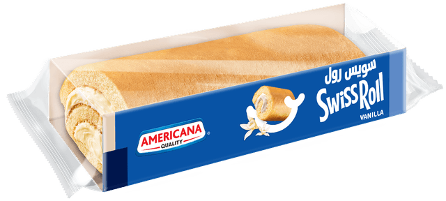 Americana Vanilla Jumbo Swiss Cake Roll, 110g