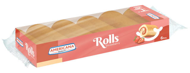 Americana Strawberry Mini Cake Rolls