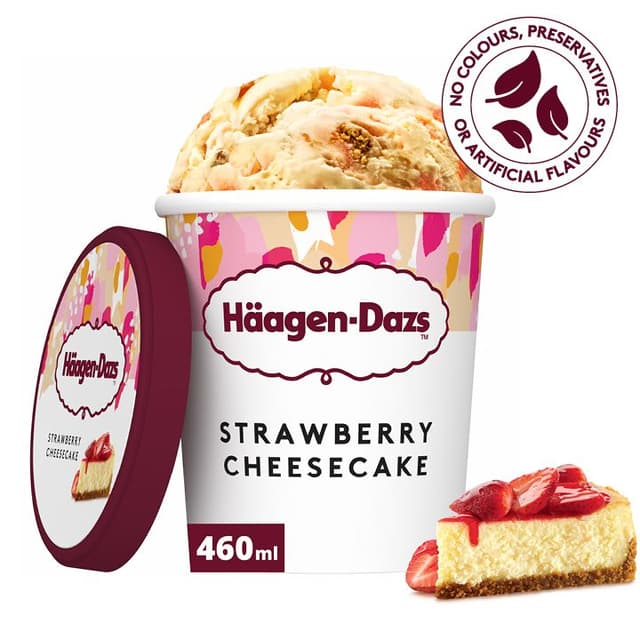 Haagen-Dazs Strawberry Cheesecake Ice Cream 460ml