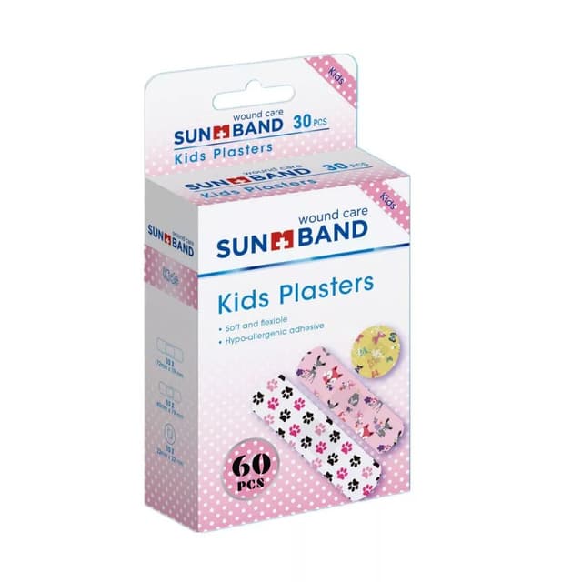 Sun Band KIDS PLASTERS 60 PCS