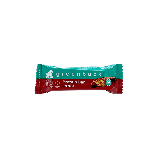 Greenback Hazelnut Protein Bar, 50g