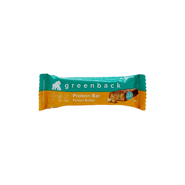 Greenback Peanut Butter Protein Bar, 50g
