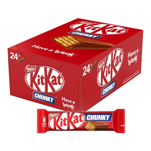 Nestle Kitkat Chunky Chococlate Wafer 40 g X 24 pcs