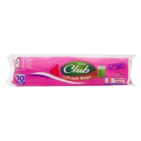 Sanita Club Oxo Bio Garbage Bags - 50x46cm, 30 Pieces