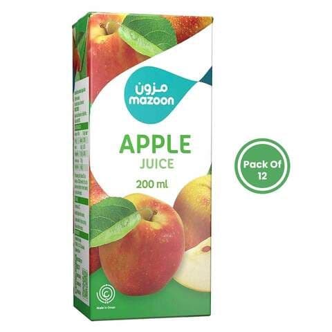 Mazoon Apple Juice, 12x200ml
