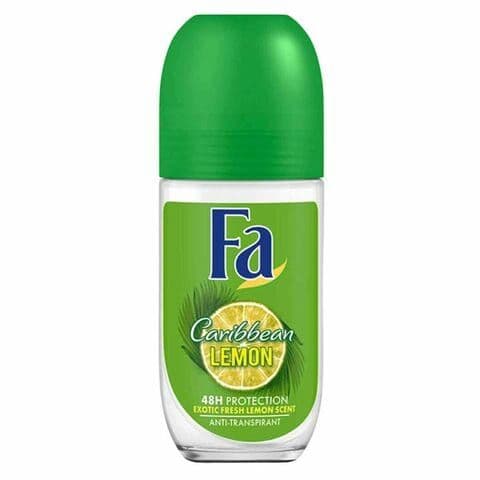 Fa Caribbean Lemmon Anti Transpirant Deodorant Roll On, 50ml