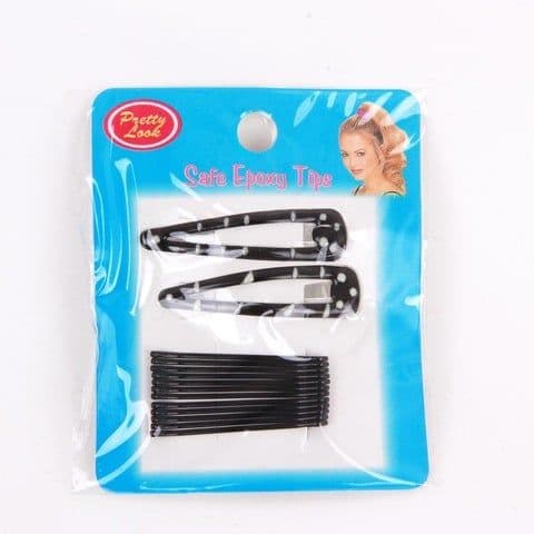 Pretty Look Safe Epoxy Bobby Pins, 30 Pieces