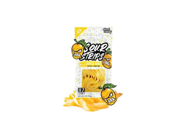 Sour Strips Tropical Mango Candy, 104g