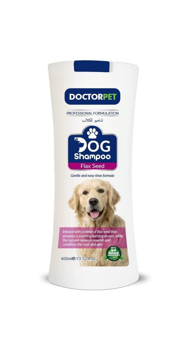 Doctor Pet Flax Seed Dog Shampoo, 400ml
