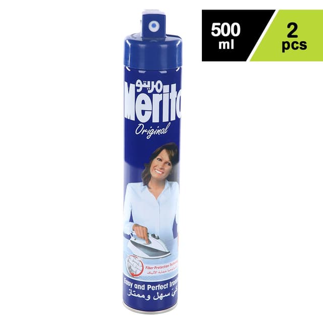 Merito Spray Starch, 2x500 ml