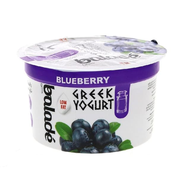 Balade Farms Low Fat Blueberry Greek Style Yoghurt, 180g