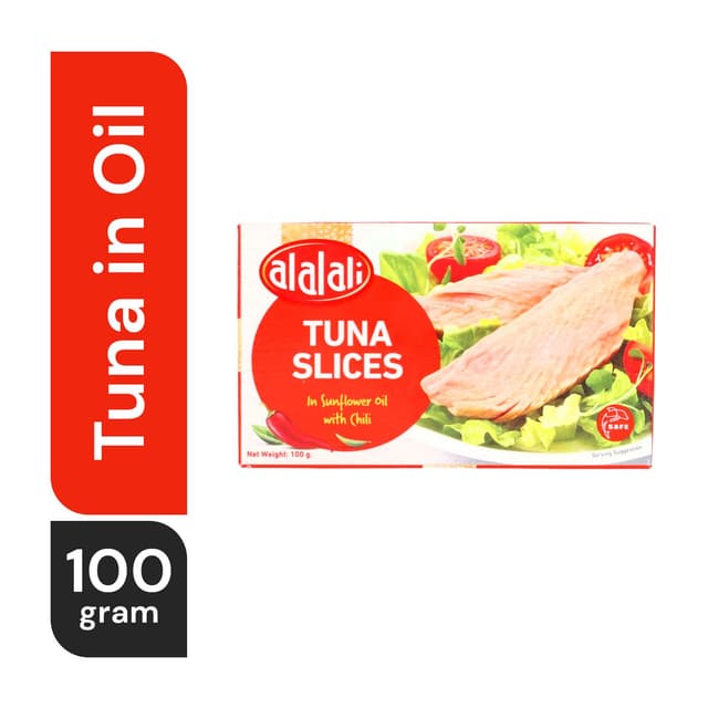 الألالي تونة مقطعة في زيت عباد الشمس بالفلفل الحار, 100g