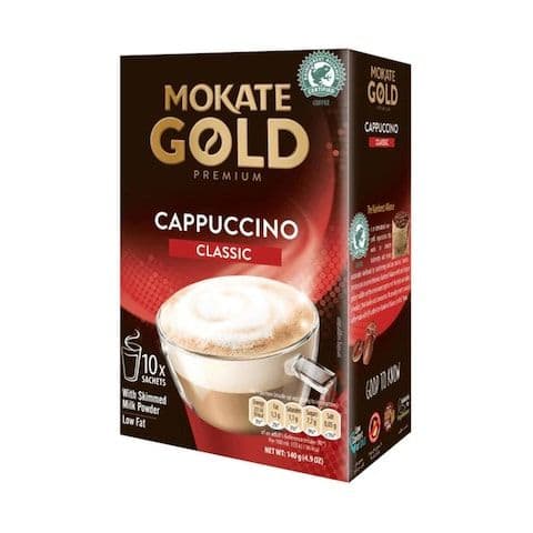 Mokate Gold Premium Classic Cappuccino, 10x14g