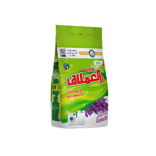 الإملاق إيكو كلين منظف بودرة منخفض الرغوة برائحة اللافندر، 5kg