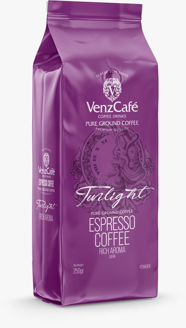 VENZ CAFE COFFEE DARK ESPRESSO GROUND 250G