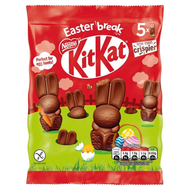 Kitkat Milk Chocolate Bunnies Bag, 55g
