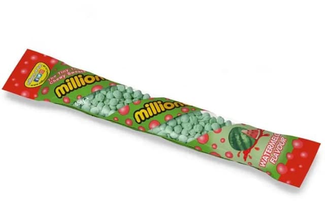 Millions Chewy Sweets Watermelon Flavor, 55g