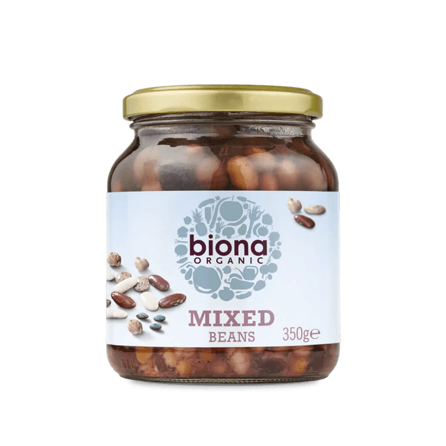 Biona Mixed Beans Org In Glass Jars 350G
