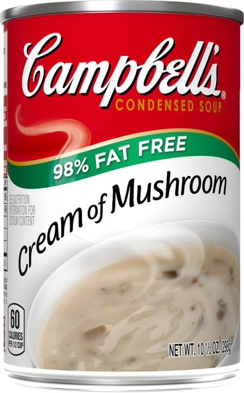 Campbell'S Fat Free Cream Of Mushroom Soup 305G