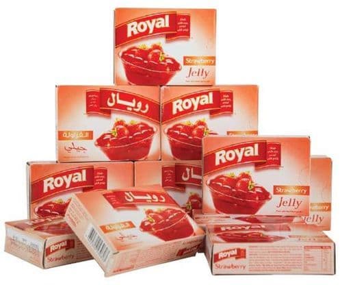 Royal Strawberry Jelly, 12x85g
