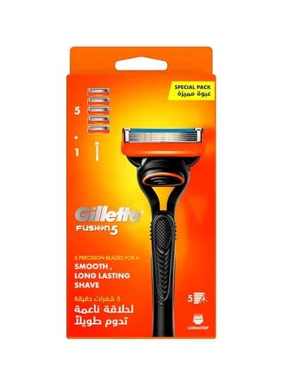 Gillette Fusion Smooth Long Lasting Shave 5 pcs