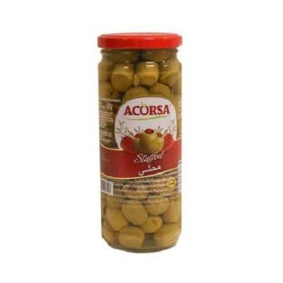 أكورسا زيتون أخضر محشي، 240g
