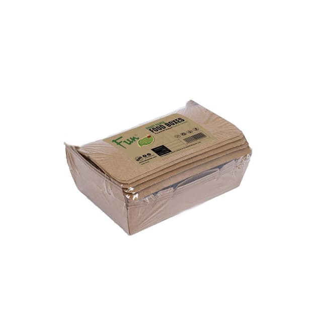 Fun Kraft Paper Food Boxes